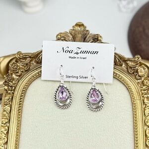 💜 Noa Zuman Sterling Silver Earrings – Made in Israel 💜